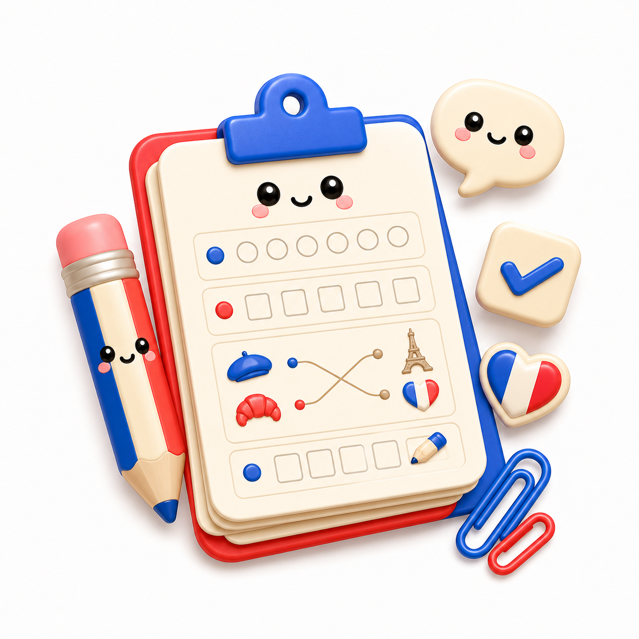 French Practice Worksheet Pack