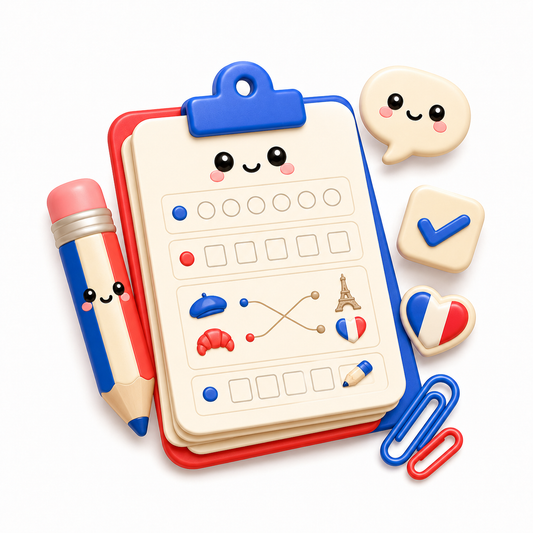 French Practice Worksheet Pack