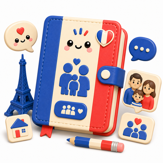 French Family & Friends Words Pack