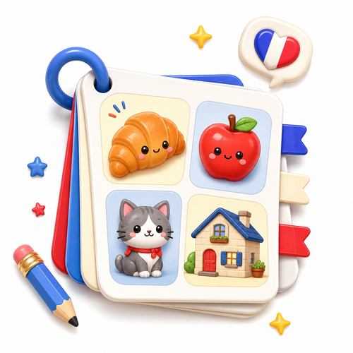 French Vocabulary Flashcard Notes